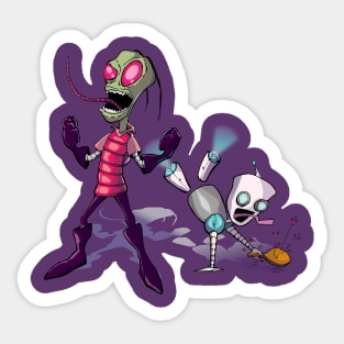 Zim & Gir Sticker